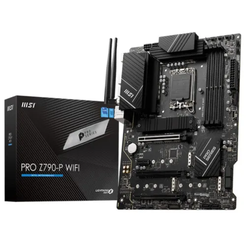 TARJETA MADRE MSI PRO Z790-P WIFI DDR5 M.2 PCIE 5.0 13TH 1700 ATX DP