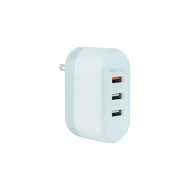 CARGADOR DE PARED 3 PUERTOS USB BLANCO ACTECK MOBIFREE MB-923378