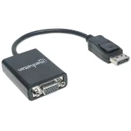 ADAPTADOR MANHATTAN DISPLAYPORT M A VGA H 15CM 151962