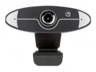 CAMARA WEB MANHATTAN HD 720P MICROFONO 30FPS, 1 MEGAPIXEL NEGRA 462013
