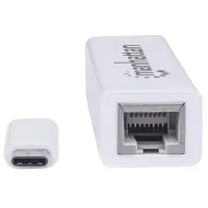 ADAPTADOR MANHATTAN USB TIPO C 3.2 A RJ45 RED GIGABIT ETHERNET 507585