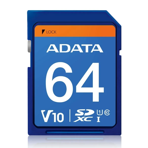 SDXC ADATA 64GB UHS-I CL10 C/ADAPTADOR (ASDX64GUICL10-R)