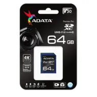 SDXC ADATA 64GB UHS-I U3 CL10 (ASDX64GUI3V30S-R)