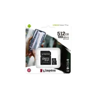 MEMORIA MICRO SDCS3 KINGSTON 512GB CANVAS SEL PLUS G3 150MB SDCS3/512G