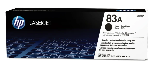TONER HP 83A NEGRO PARA LASERJET M201DW PARA M127FN PARA M225DW CF283A