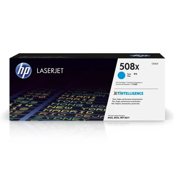 TONER HP 508X CIAN ALTO RENDIMIENTO LASERJET CF361X