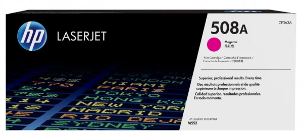 TONER HP 508A MAGENTA LASERJET PARA M552 CF363A