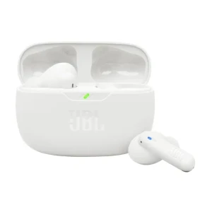 Audifonos Inalambricos JBL Vibe Beam 2 Bluetooth Bateria 40 Horas IP54 Blanco