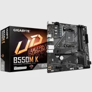 MOTHERBOARD GIGABYTE (B550M K) SOCKET AM4, 4*DDR4 4733 MHZ, HDMI, DP, MICRO ATX