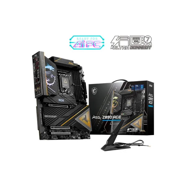 MOTHERBOARD MSI (MEG Z890 ACE) SOCKET 1851, 4*DDR5 9200, HDMI, 2*THUNDERBOLT4, 5*M.2, ATX