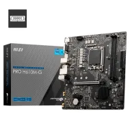 TARJETA MADRE MSI PRO H610M-G DDR5 M2 LGA 1700 MATX HDMI-VGA