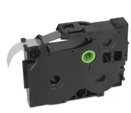 CINTA DE ETIQUETAS LAMINADA QIAN (6 PACK) NEGRO/TRANSPARENTE QZE-131