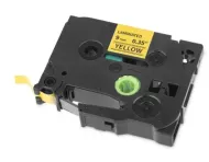 CINTA DE ETIQUETAS LAMINADA QIAN (6 PACK) NEGRO/AMARILLO QZe-621