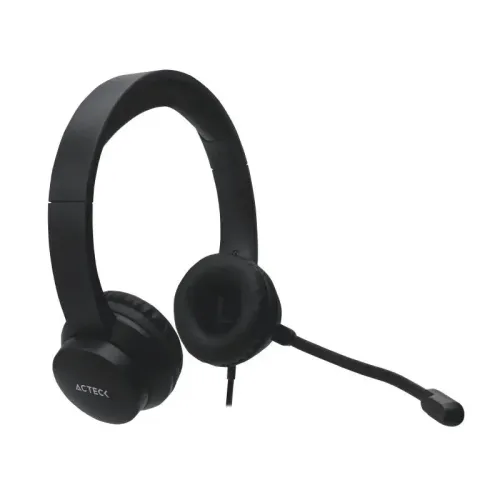 DIADEMA ACTECK HU430 ALAMBRICO ESTEREO 2.0 USB AJUS DISCOVER NEGRO AC-932233