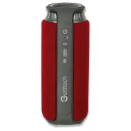 BOCINA GETTTECHGBS-31504R BLUETOOTH 4.2 MICROFONO, 3.5MM, RANURA MICROSD, RESISTENTE AL AGUA, ROJO BEAT