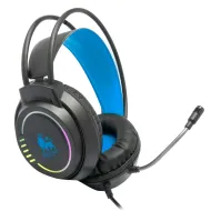 DIADEMA NECNON NBHG KIMERA RGB 3.5MM USB MICROFONO FLEXIBLE AZUL NCAGKI03FL