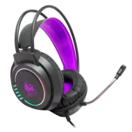 DIADEMA NECNON NBHG KIMERA RGB 3.5MM USB MICROFONO FLEXIBLE FUCSIA NCAGKI13FL