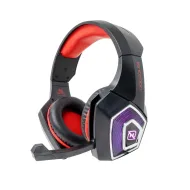 DIADEMA NECNON NBHG-DRAGON GAMING ALAMBRI/FLEXIBLE/VIBRACION ROJO NPAGDR02VI