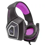 DIADEMA NECNON NBHG-DRAGON GAMING ALAMBRI/FLEXIBLE/VIBRACION FUCSIA NPAGDR13VI