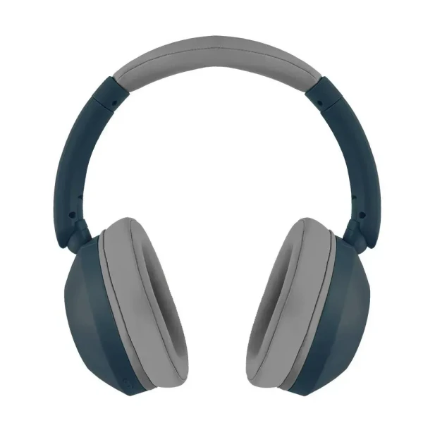 DIADEMA PERFECT CHOICE BLUETOOTH/ALAMBRICO 3.5MM USB C AZUL/BLANCO