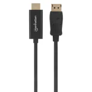 CABLE MANHATTAN DISPLAYPORT HDMI M-M 1080P 1.8 MTS 152679