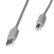 CABLE USB 1.1  MANHATTAN TIPO A -TIPO B 3.0M GRIS PLUG AND PLAY 317863
