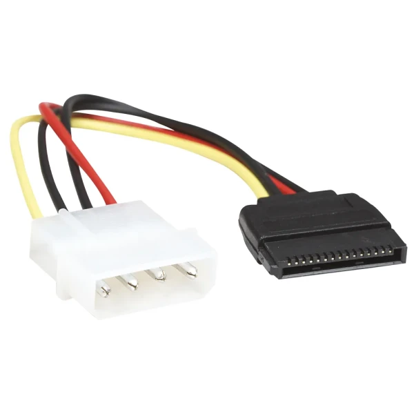 CABLE DE ENERGIA SATA DE 4 A 15 PINES/16CM/ MANHATTAN 342766