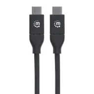 CABLE USB MANHATTAN TIPO CM - CM 2.0 MTS NEGRO V2.0 354875