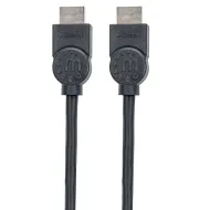 CABLE HDMI NEGRO ALTA VELOCIDAD M-M 4K BLINDADO 1.5 M MANHATTAN 355308