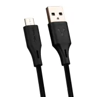 CABLE VORAGO USB A MICRO USB 2M NEGRO (CAB-M02B)