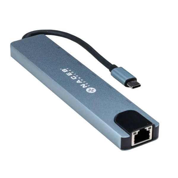 HUB NACEB USB C 7 EN 1 HDMI/RJ45/USB 3.0/USB C
