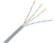 BOBINA UTP QIAN 305 MTS /  CAT5E / INTERIOR /GRIS /24 AWG /QIAN QHR-CAT5E