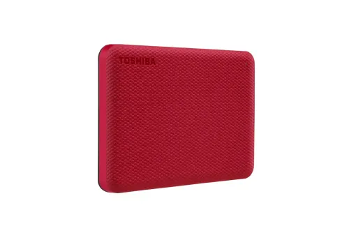 DISCO DURO EXTERNO TOSHIBA 2TB USB 3.2 CANVIO ADVANCE V10 ROJO (HDTCA20XR3AA)