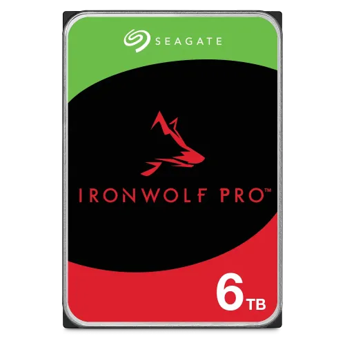 SEAGATE DISCO DURO INTERNO 6TB 3.5 7200RPM IRONWOLF PRO (ST6000NT001 )