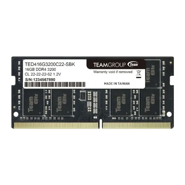MEMORIA DDR4 TEAM-GROUP ELITE 16GB 3200MHZ SODIMM (M02E0386N400-0017000)