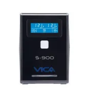 NO BREAK/UPS VICA 900VA/550W 8 TOMAS (4) REGU Y (4) RESP RJ11 PANTALLA LCD (S 900)