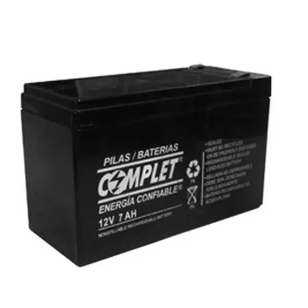 BATERIA DE REEMPLAZO COMPLET CEI-1-006 12V/7AH LIBRE DE MANTENIMIENTO