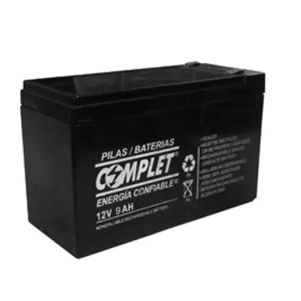 BATERIA DE REEMPLAZO COMPLET CEI-1-010 12V/9AH LIBRE DE MANTENIMIENTO