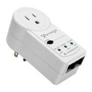 PROTECTOR DE VOLTAJE VORAGO RJ45/RJ11 PORTATIL 1800 W ELECTRODOMÉSTICOS (AVR-300-WH)