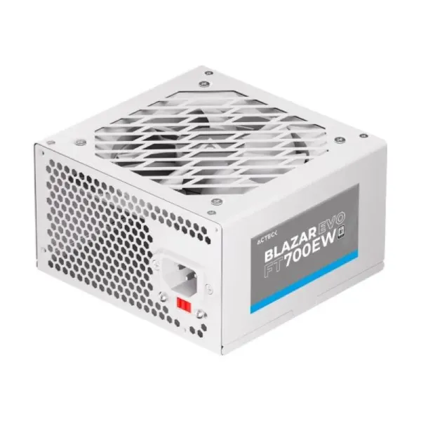 FUENTE DE PODER BLAZAR EVO FT700EW ATX 700W 1X20+4 PIN 2XMOLEX BLANCO