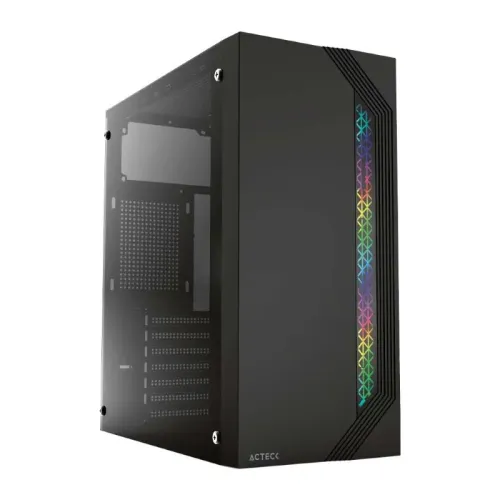GABINETE ACTECK VIKEN GM434 M-ATX 500W CRISTAL NEGRO AC-935692