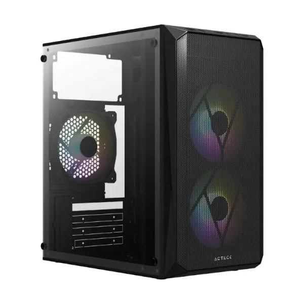GABINETE ACTECK DOOM MINI-ATX 500W USB 3.0 NEGRO AC-935739
