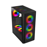 GABINETE BALAM DRAGONFLY II GM745 M-ATX CRISTAL NEGRO BR-935968