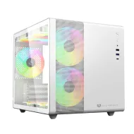 GABINETE BALAM RUSH GI930  M-ATX PANEL IZQ CRISTAL BLANCO BR-936040