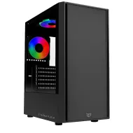 GABINETE BALAM RUSH NYX GI730 MINI TOWER MICRO ATX/MINI ITX USB 2.0/3.0 3 VENTILADORES INSTALADOS NEGRO
