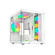 GABINETE BALAM TANK PRO GM955 MINI-ATX CRISTAL BLANCO BR-937337