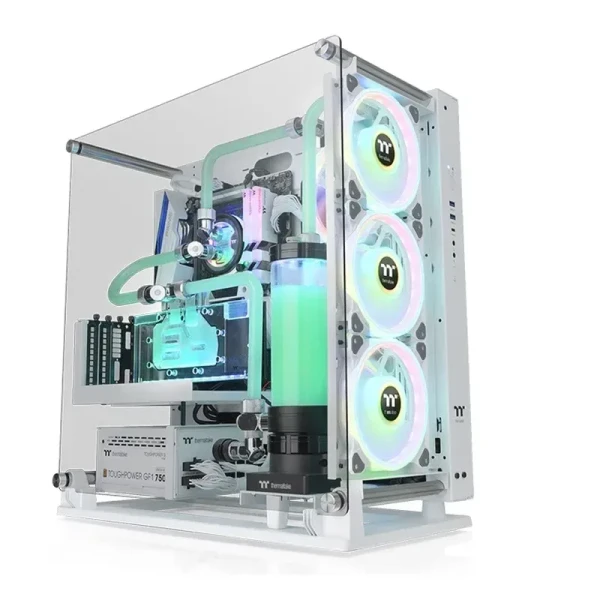 GABINETE THERMALTAKE CORE P3 TG PRO SNOW MIDI TOWER ATX EATX MICRO ATX MINI ITX BLANCO