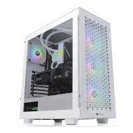 GABINETE THERMALTAKE V350 TG ARGB AIR MIDI TOWER 4 VENTILADORES INSTALADOS BLANCO