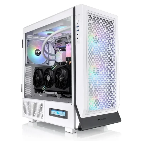 GABINETE THERMALTAKE CERES 500 TG ARGB SNOW MIDI TOWER ATX EATX MICRO 4 VENTILADORES BLANCO