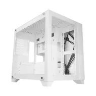 GABINETE GAME FACTOR MATX FISHTANK DOBLE CRISTAL USB 3.0 S/FTE BLANCO CSG570-WH